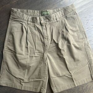 Buy 2 Save 30%: Eddie Bauer Men’s Olive/tan Casual Shorts 100% Cotton. relaxed